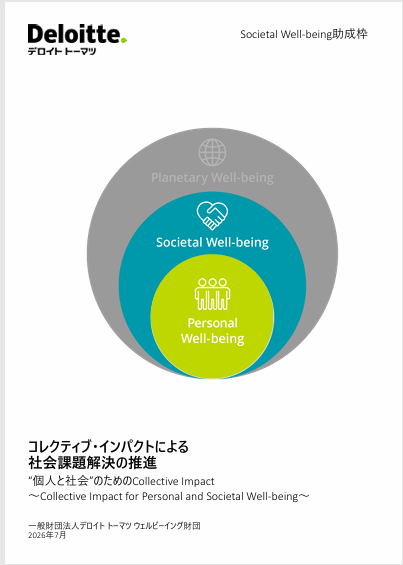 第6回「コレクティブ・インパクトによる社会課題解決の推進」Societal Well-being助成枠